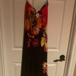 Cache Floral Strapless Dress